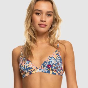 ROXY Fashion Printed Beach Classics Triangle Bikini Top