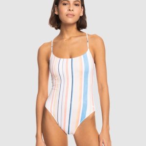 ROXY Outlet Sale Pt Beach Classics Strappy One Piece